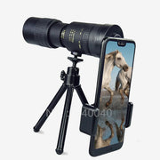 Powerful 10-300x40 High Zoom Monocular Professional Telescope Portable for Camping Hunting Night Vision Binoculars HD