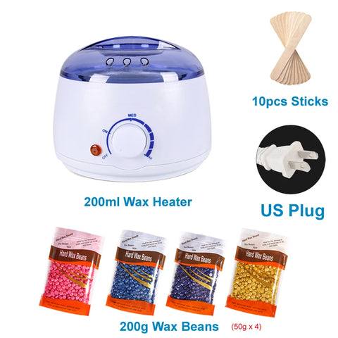 200/500ML Electric Wax Heater Hot Wax Machine Paraffin Pot Warmer Hair Removal Waxing Machine Wax-melt Epilator Quick Heater