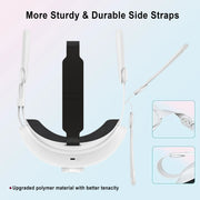 Adjustable Head Strap for Oculus Quest 2 VR Headset Charging Elite Strap 6000mAh Battery for Meta Oculus Quest 3 Accessories