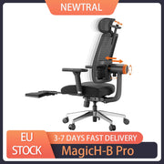 NEWTRAL MagicH-B Pro Ergonomic Chair with Footrest Auto-Following Backrest Headrest Adaptive Lower Back Support Adjustable Armre