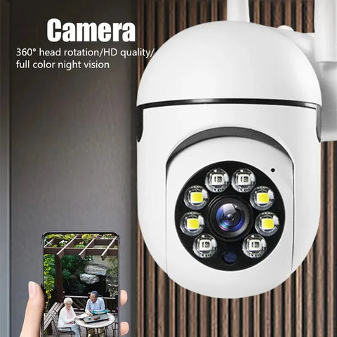 1080P HD PTZ 2.4G WIFI IP Camera Audio CCTV Surveillance Cam Outdoor Night Vision Wireless Waterproof Security Protection