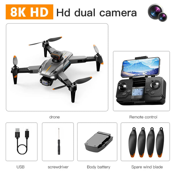 Lenovo P11 Pro Max Drone 5G GPS 8K Professional HD Aerial Photography Dual Camera Obstacle Avoidanc Brushless Quadrotor 10000M