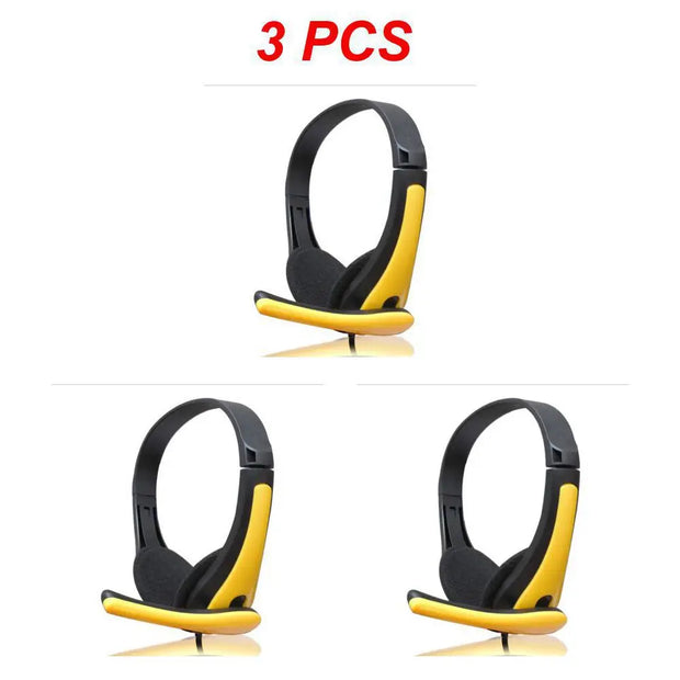 With Microphone Headphones For Computer Gamer Stereo Stereo Headphone Wired Mode Head-mounted Gaming Headset