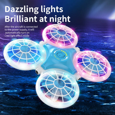 Mini Drone Flash 3D Flip 2.4G 4CH Remote Control Helicopter Altitude Hold Rc Quadcopter Aircraft Kid Toys For Children Christmas