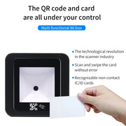 DC 12V RFID Embedded Barcode 2D QR Code Reader Access Control Reader Wegand USB RS232 RS485 Interface QR Scanner 2D Box