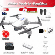 New E88 Pro RC Drone 4K Professinal With 1080P Wide Angle Dual HD Camera Foldable RC Helicopter WIFI FPV Height Hold Apron Sell