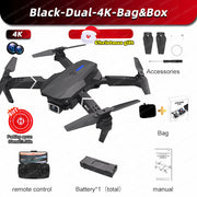 New E88 Pro RC Drone 4K Professinal With 1080P Wide Angle Dual HD Camera Foldable RC Helicopter WIFI FPV Height Hold Apron Sell