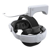 Head Strap for Meta Quest 3S/Quest 3 Adjustable Pack Reduce Facial Stress Comfort VR Strap with 18500mWh Battery VR Accessories