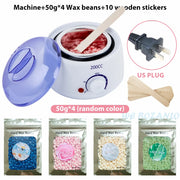 200CC Wax Heater Warmer Hair Removal Machine For Hand Foot Body SPA Epilator Paraffin Wax Pot +Wax Beans + Wood Sticks