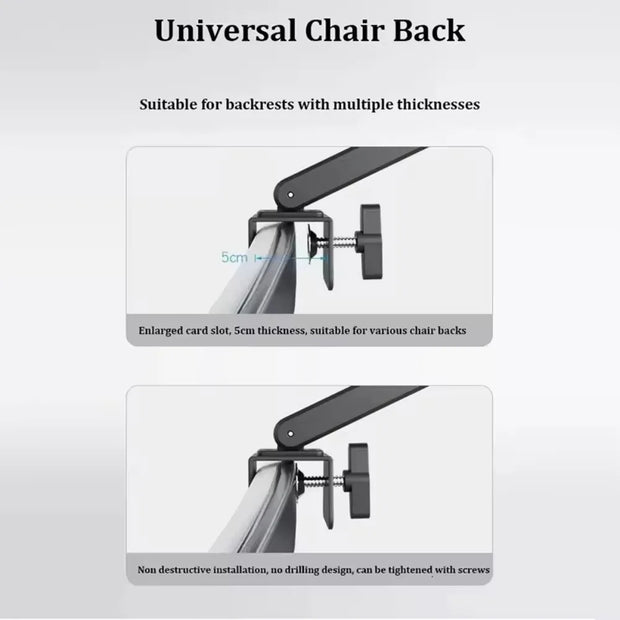 Chair Headrest New for Ergonomic Designed Office Chair Universal Headrest Retractable Bracket Pillow Waist Protection Cushion