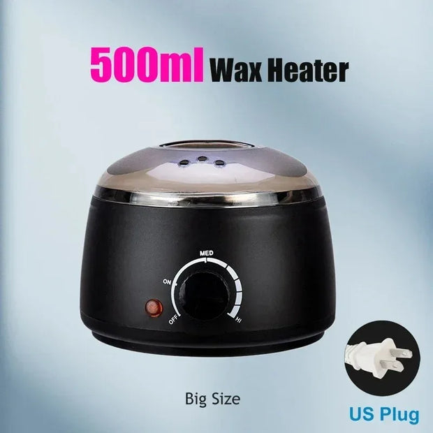 200/500ML Electric Wax Heater Hot Wax Machine Paraffin Pot Warmer Hair Removal Waxing Machine Wax-melt Epilator Quick Heater