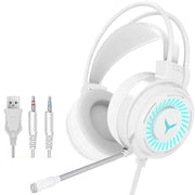 7.1 Stereo Surround Sound Over Ear Wired Headphone with Microphone LED Light Noise Cancelling for PC PS5 Xbox G60 Gaming Headset