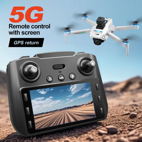 New S159 GPS Drone 8K HD Camera Screen Send Memory Card 5G Image Transfer Obstacle Avoidance Brushless FPV Drone RC Quadcopter