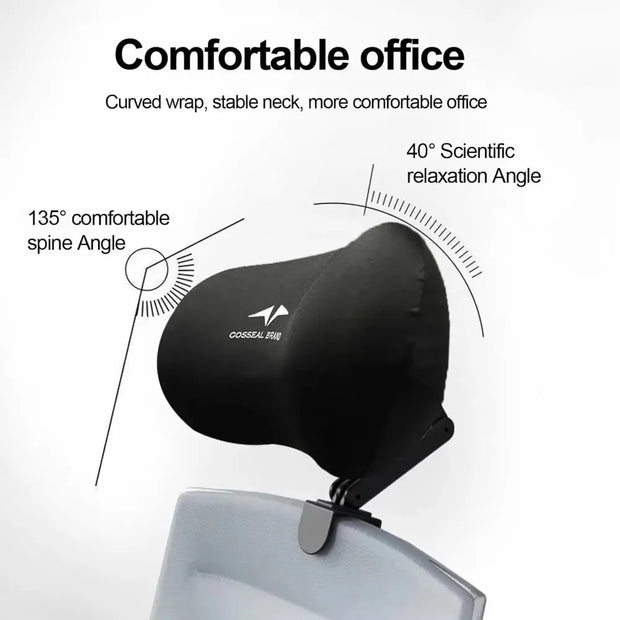 Chair Headrest New for Ergonomic Designed Office Chair Universal Headrest Retractable Bracket Pillow Waist Protection Cushion