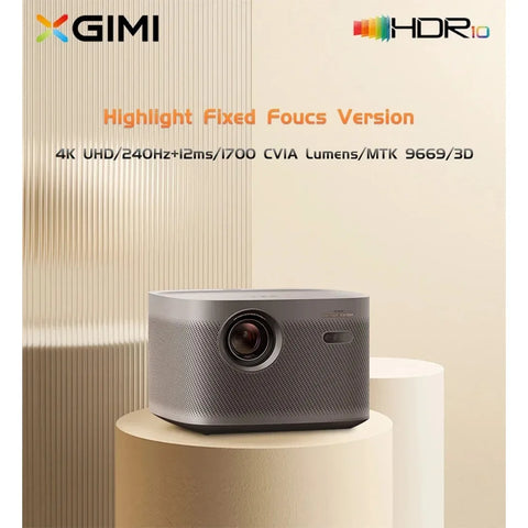 XGIMI H6 4K Projector Highlight Fixed Focus 1700CVIA 3D Wifi for Game Movie Dolby Vision Portable Home Theater Auto Focus Tv