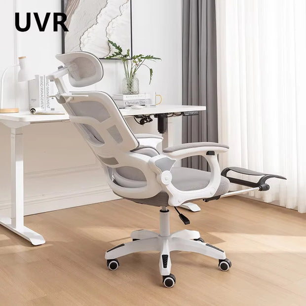 UVR Mesh Office ChairSedentary Comfortable Reclining Boss Chair Ergonomic Design Leisure Armchair Game Computer Chair Furniture