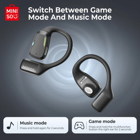 [AI Translator] MINISO M98 Wireless Headphones OWS Sports Bluetooth Earphones Gaming Headset ASMR APP Translation Earbuds IPX5