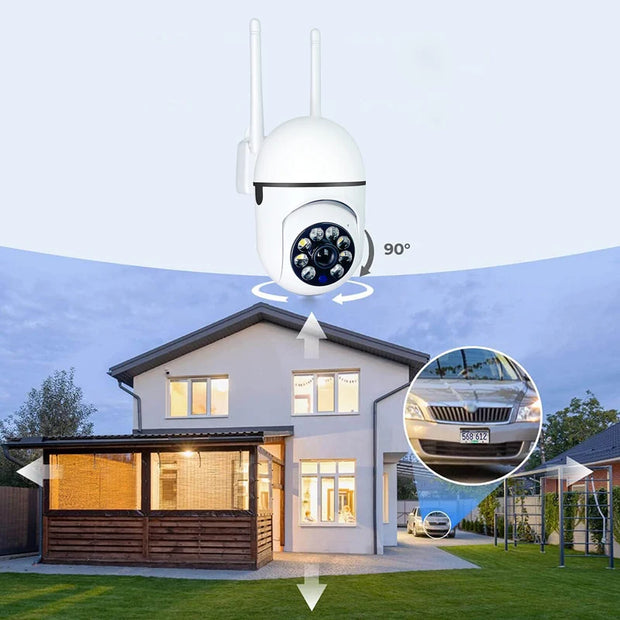 3MP WiFi Camera Home PTZ IP Camera Color Night Audio Wireless Surveillance Camera Auto Home Tracking Security  CCTV Camera