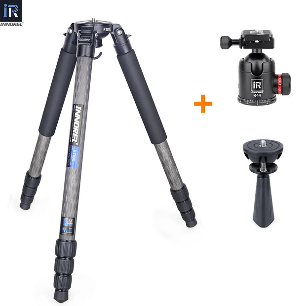 RT80C/NT324C Professional Carbon Fiber Tripod for DSLR Camera Video Camcorder Birdwatching Heavy Duty Camera Stand 75mm Bowl