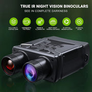 1080P Binoculars Night Vision Device R6 850nm Infrared HD 5X Digital Zoom Hunting Telescope For Outdoor Day Night Dual Use 300m