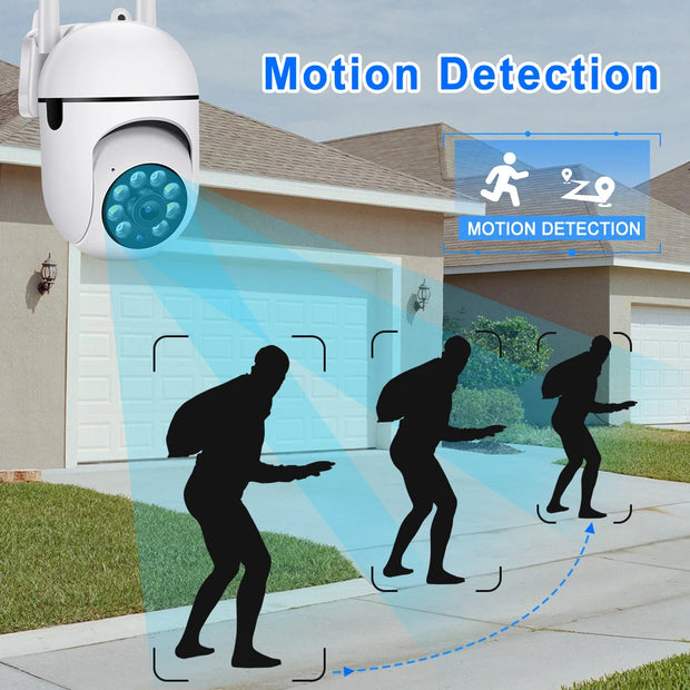 2.4G 1080P Cameras Wifi Video Surveillance IP Outdoor Security Protection Monitor 4.0X Zoom Home Wireless Track Alarm Waterproof