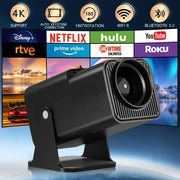 2024 New Android 11 390ANSI HY320 Projector 4K Native 1080P Dual Wifi6 BT5.0 Cinema Outdoor Portable Projetor Upgrated HY300