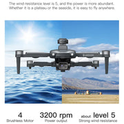 2024 New L600 PRO MAX GPS Drone 5KM 4K Professional HD Dual Camera 3-Axis Gimbal 360 Obstacle Avoidance Brushless Quadcopter Toy