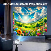 2025 new  Projector Android 4K 1280*1080P HD LCD Dual Wifi Video Portable Outdoor home hd led proyector cine en casa play games