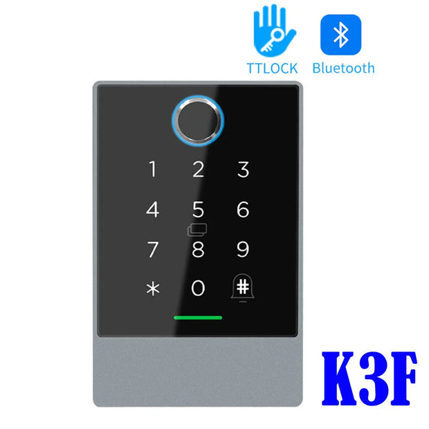 TTlock Smart Phone App Access Controller 13.56Mhz Rfid Door Access Control System Door Kit Ip67 Waterproof Reader Nfc G2 Gateway