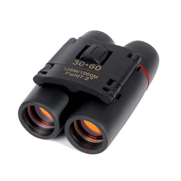 Outdoor Telescope 30×60 High Power HD Low Light Level Night Vision Binoculars Portable Travel Binocular telescope 126m/1000m