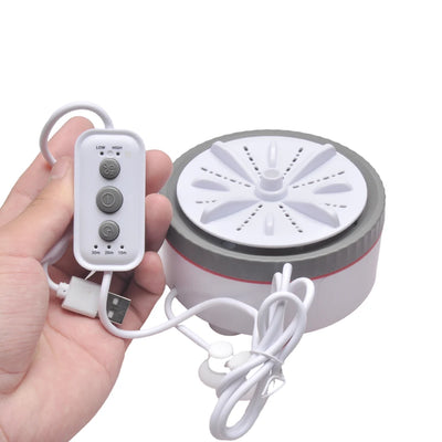 3 Gears Portable Mini Washing Machine Small USB Rotating Turbine Sock Washer Fruit Dishwasher For Baby Clothes Home Travel 미니세탁기