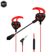 Gamer Headphones Wired Earphone Gaming Earbuds With Mic For Pubg PS4 CSGO Casque Phone Tablet Laptop Universal Game