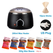 200/500ML Electric Wax Heater Hot Wax Machine Paraffin Pot Warmer Hair Removal Waxing Machine Wax-melt Epilator Quick Heater