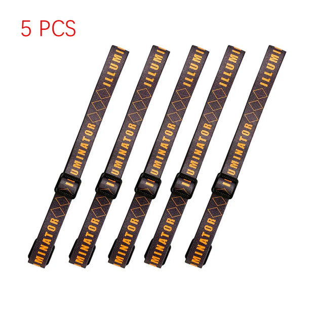 1/2/5PCS Elastic Head Strap Belt Adjustable Headband For Flashlight Headlight Headlamp Outdoor