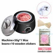 200CC Wax Heater Warmer Hair Removal Machine For Hand Foot Body SPA Epilator Paraffin Wax Pot +Wax Beans + Wood Sticks