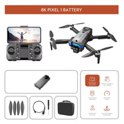 New S8S RC Drone 8K HD Camera GPS Brushless Motor 360° Obstacle Avoidance Headless Mode Foldable Quadcopter Kids and Adults Toys