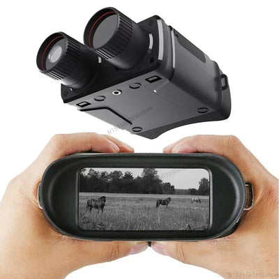 Night Vision Binoculars R6 850nm Infrared 1080P HD 5X Digital Zoom Hunting Telescope Photography Video Outdoor Day Night 300M