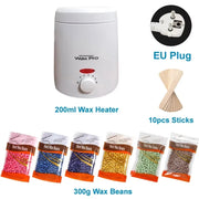 Wax Heater Machine with Hair Removal Wax Beans for Wax Heater Waxing Set for Whole Body Hair Removal Wax Warmer Melting Pot