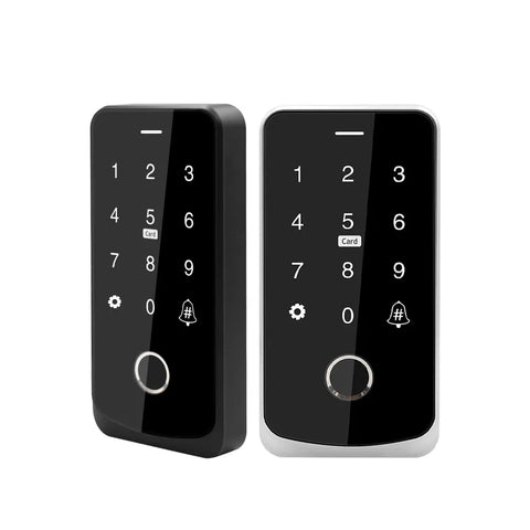 NFC Bluetooth Tuya App RFID IC M1 Access Control Keypad IP65 Waterproof Biometric Fingerprint Touch Screen Access Controller