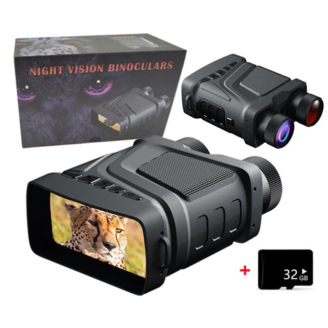 Night Vision Binoculars For Rechargeable 18650 Battery 850nm Infrared HD 5X Digital Zoom Telescope Hunting Camping Surveillance