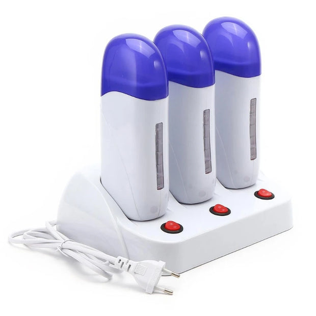 Roll-On Wax Heater Electric Rolling Epilator Hot Wax Depilatory Roller Easy Use Dropship