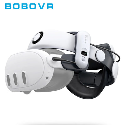 BOBOVR S3 Pro 10000mAh Battery Head Strap for Meta Quest 3/Quest 3S with Head Air Conditioning VR Accessories Enhance Support