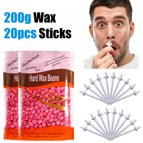 50g/200g/300g Hard Wax Beans Heating Machine Hair Removal Machine Wax Melting PotHot Film Painless Waxing Unisex Hair Removal