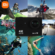 Xiaomi Action Camera Ultra HD 4K/30fps WiFi 2.0" 170D Underwater Waterproof Helmet Video Recording Cameras Sports Bicycle Vlog