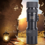 Powerful 10-300x40 High Zoom Monocular Professional Telescope Portable for Camping Hunting Night Vision Binoculars HD