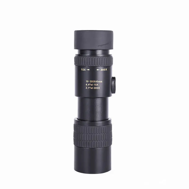 Powerful 10-300x40 High Zoom Monocular Professional Telescope Portable for Camping Hunting Night Vision Binoculars HD