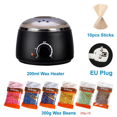 200/500ML Electric Wax Heater Hot Wax Machine Paraffin Pot Warmer Hair Removal Waxing Machine Wax-melt Epilator Quick Heater