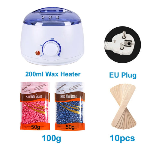 200/500ML Electric Wax Heater Hot Wax Machine Paraffin Pot Warmer Hair Removal Waxing Machine Wax-melt Epilator Quick Heater