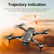 New V888 Brushless Drone 8K Professional HD Triple Camera Obstacle Avoidance No GPS Optical Flow Positioning RC Quadcopter Toys