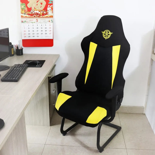 1 Set Gaming Chair Cover Elastic Computer Chair Backrest Armrest Cover Protector Universal Soft Thicken Armchair Seat Covers